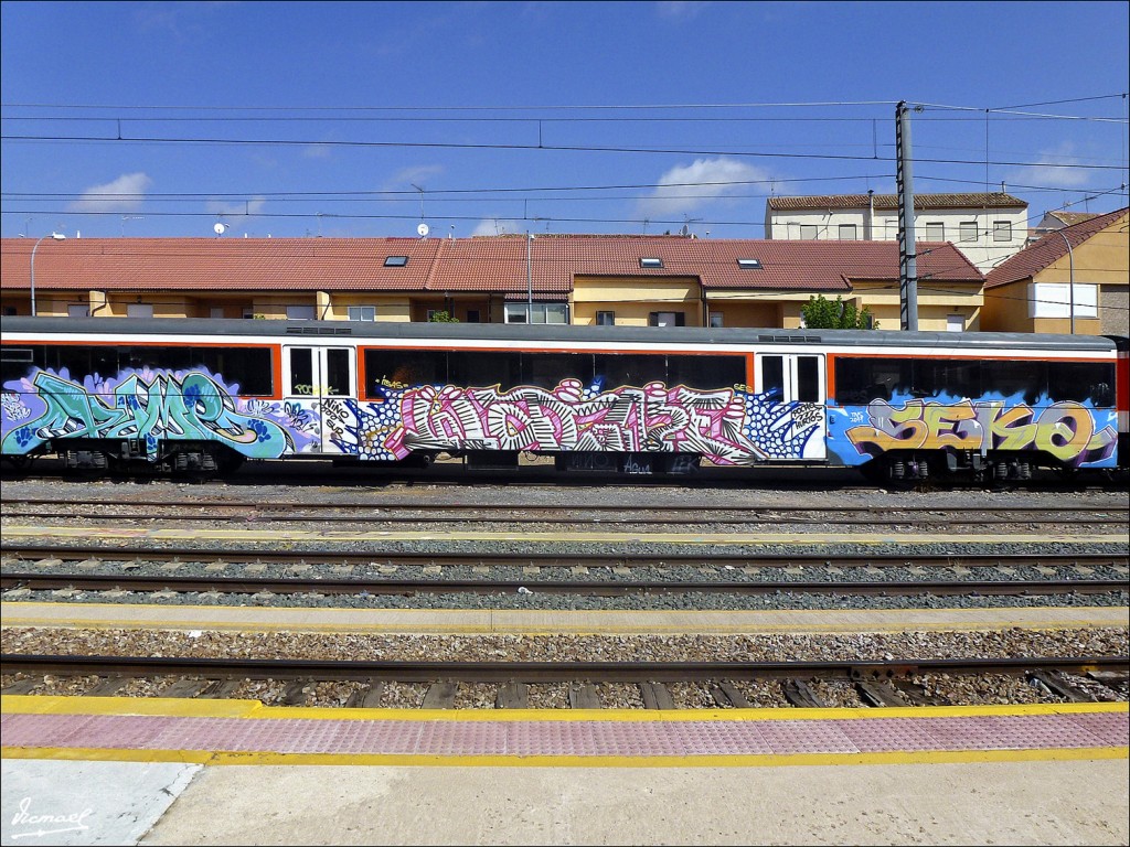 Foto: 120728-09 GRAFITIS VIAJERO - Arcos De Jalon (Soria), España