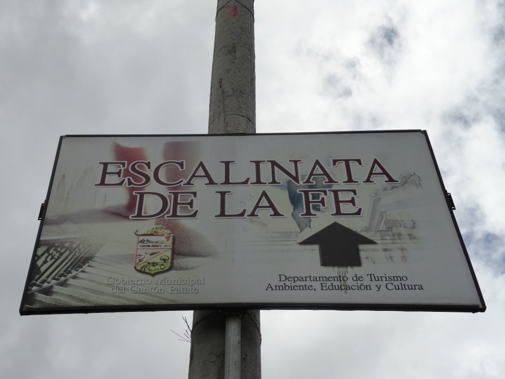 Foto: Valla publicitaria - Patate (Tungurahua), Ecuador
