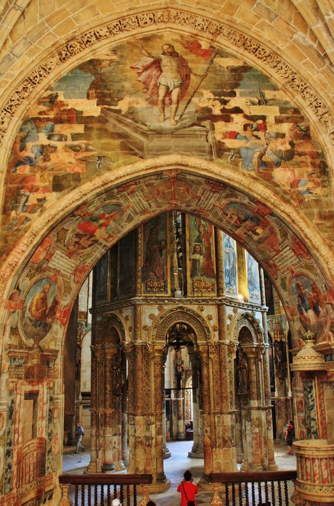 Foto: Charola del convento de Cristo - Tomar (Santarém), Portugal