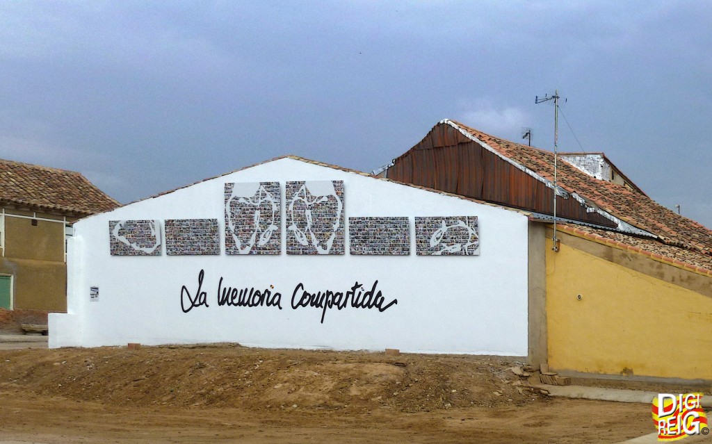Foto: Mural decorativo. - Boadilla de Rioseco (Palencia), España