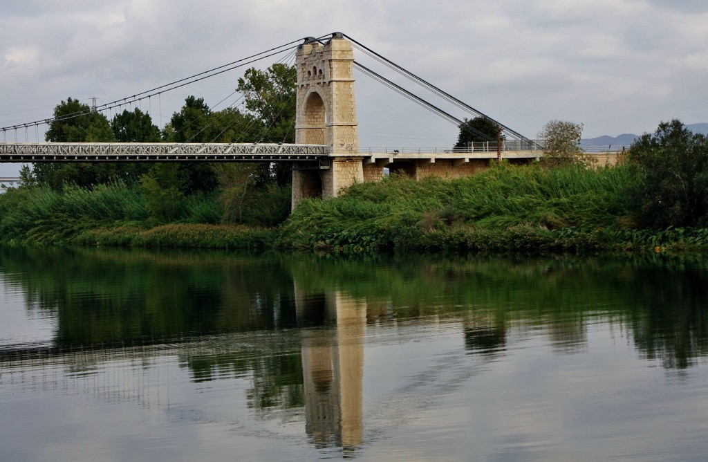Foto: Puente sobre el rio Ebro - Amposta (Tarragona), España