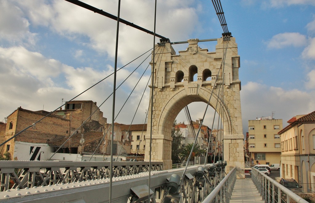 Foto: Puente sobre el rio Ebro - Amposta (Tarragona), España
