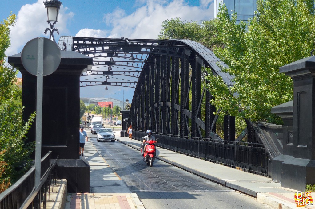 Foto: Puente Colgante sobre el río Pisuerga. - Valladolid (Castilla y León), España