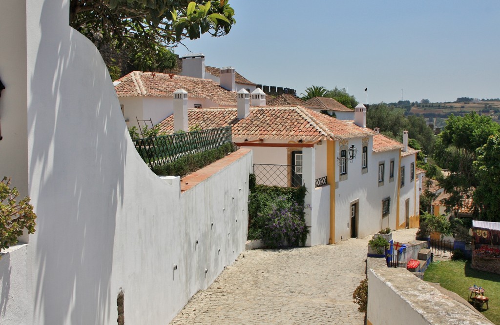 Foto: Interior del recinto amurallado - Óbidos (Leiria), Portugal