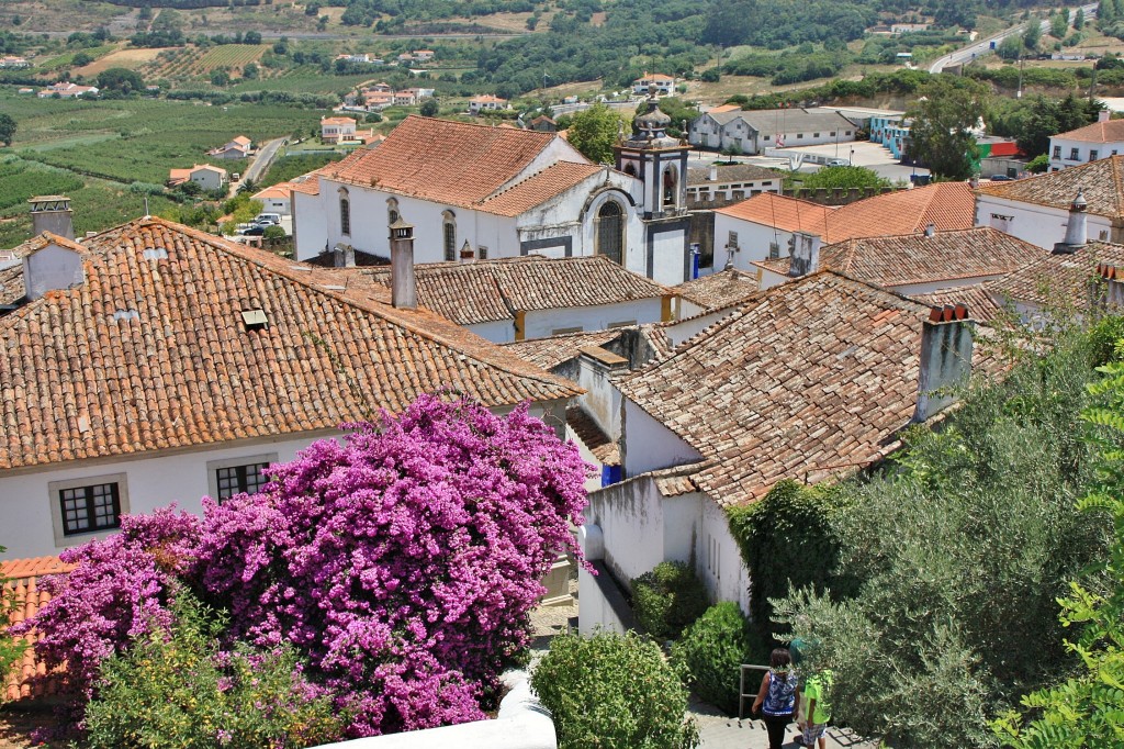 Foto: Interior del recinto amurallado - Óbidos (Leiria), Portugal