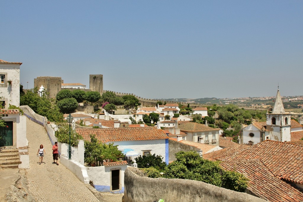 Foto: Interior del recinto amurallado - Óbidos (Leiria), Portugal