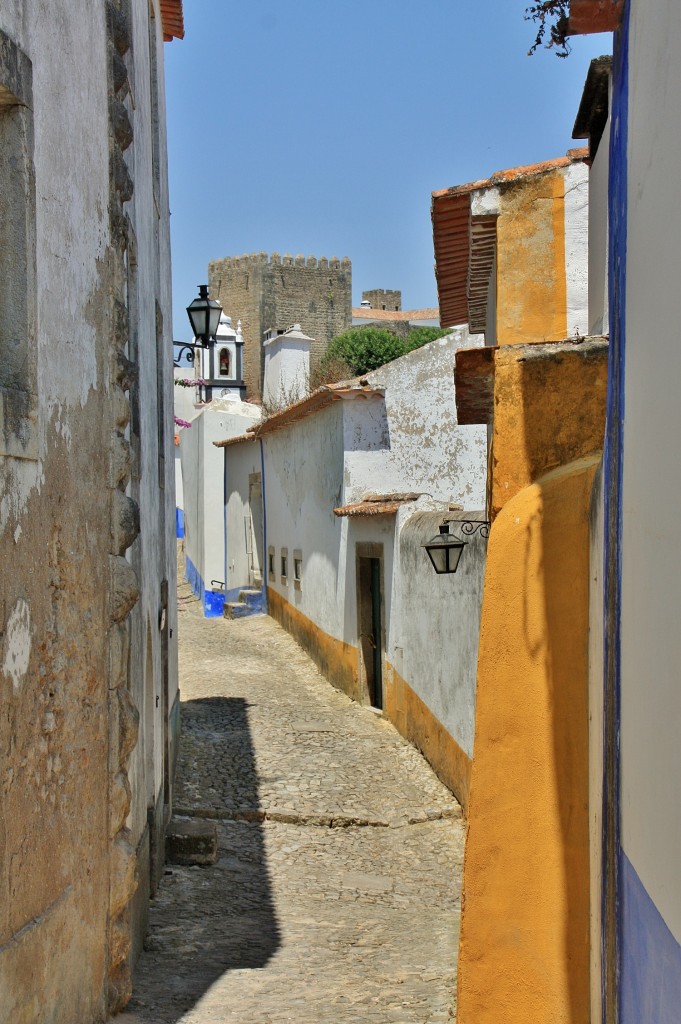 Foto: Interior del recinto amurallado - Óbidos (Leiria), Portugal