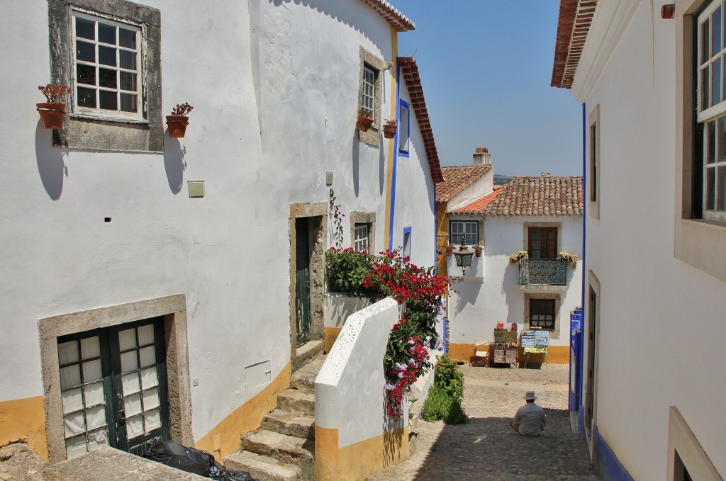 Foto: Interior del recinto amurallado - Óbidos (Leiria), Portugal
