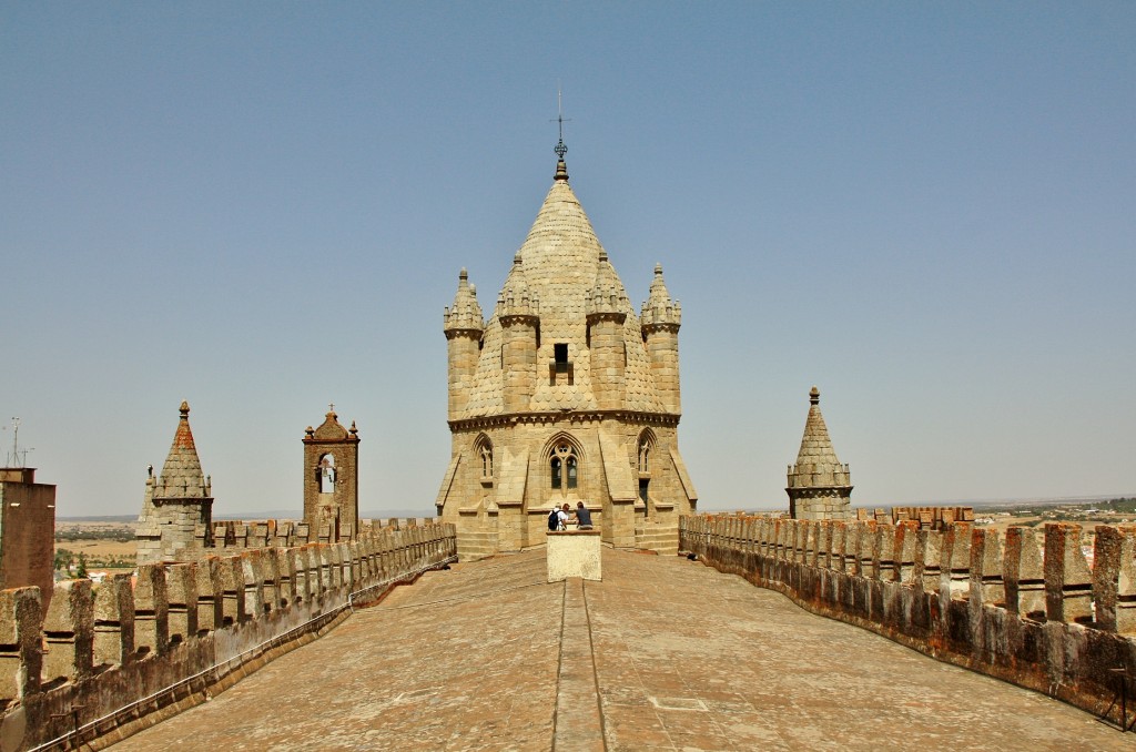 Foto: Tejado de la catedral - Évora, Portugal
