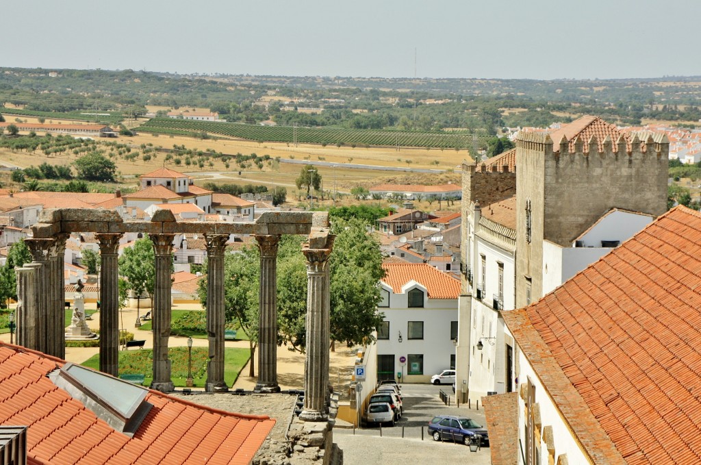 Foto: Vistas desde el tejado de la catedral - Évora, Portugal
