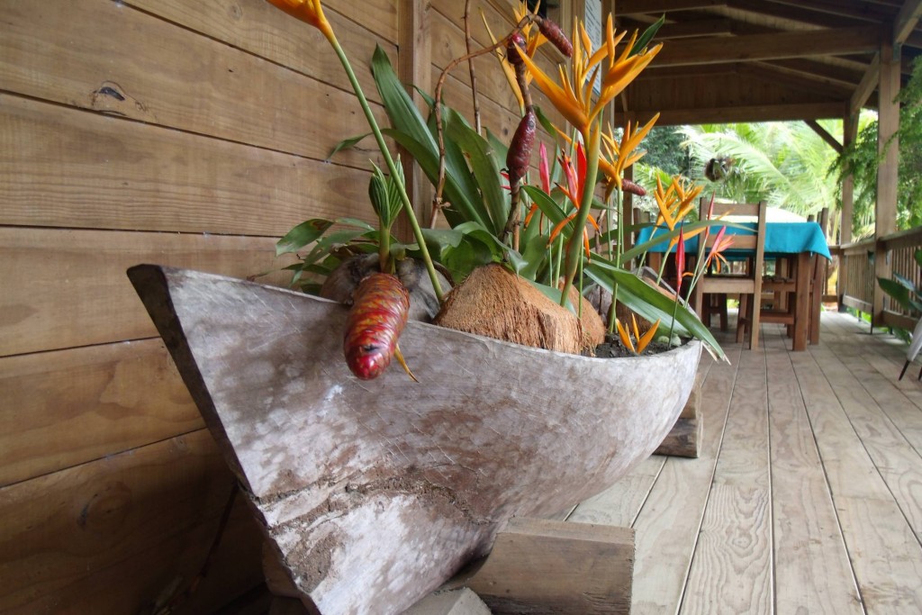 Foto: flores en canoa - Nuqui (Chocó), Colombia