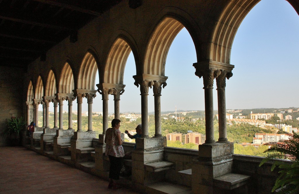 Foto: Galeria del castillo - Leiria, Portugal