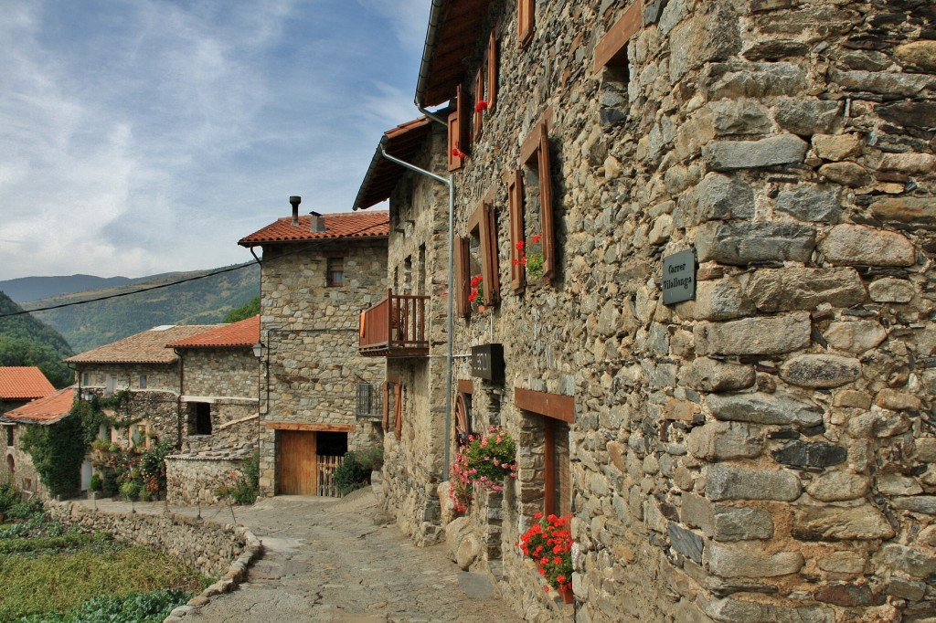 Foto: Vista del pueblo - Setcases (Girona), España