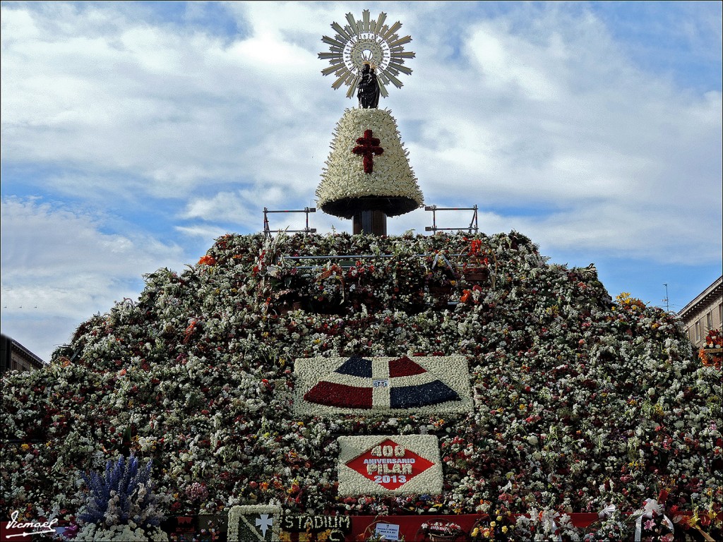 Foto: 131014-52 OFRENDA DE FLORES - Zaragoza (Aragón), España