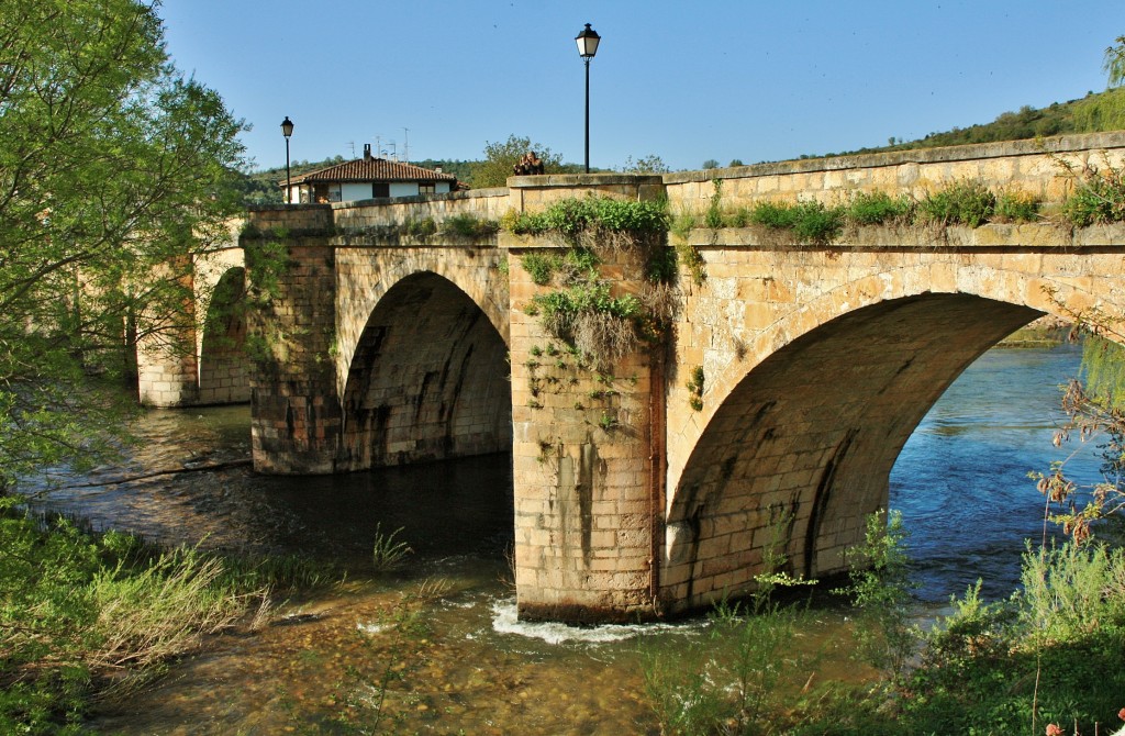 Foto: Puente sobre el Arlanza - Covarrubias (Burgos), España