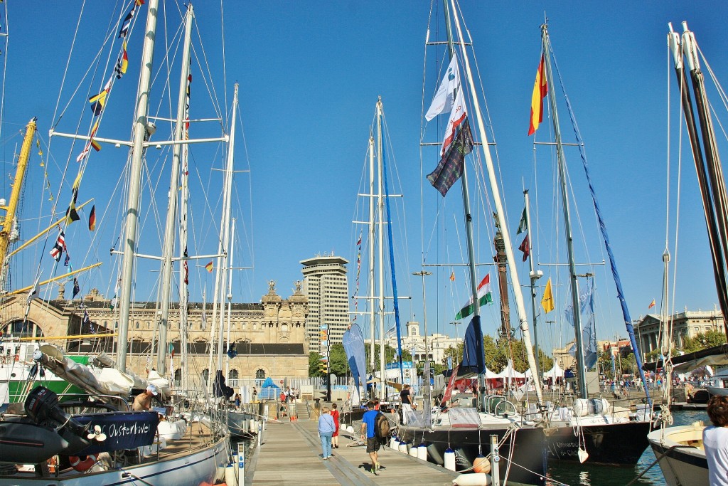 Foto: Puerto: reunión de veleros - Barcelona (Cataluña), España
