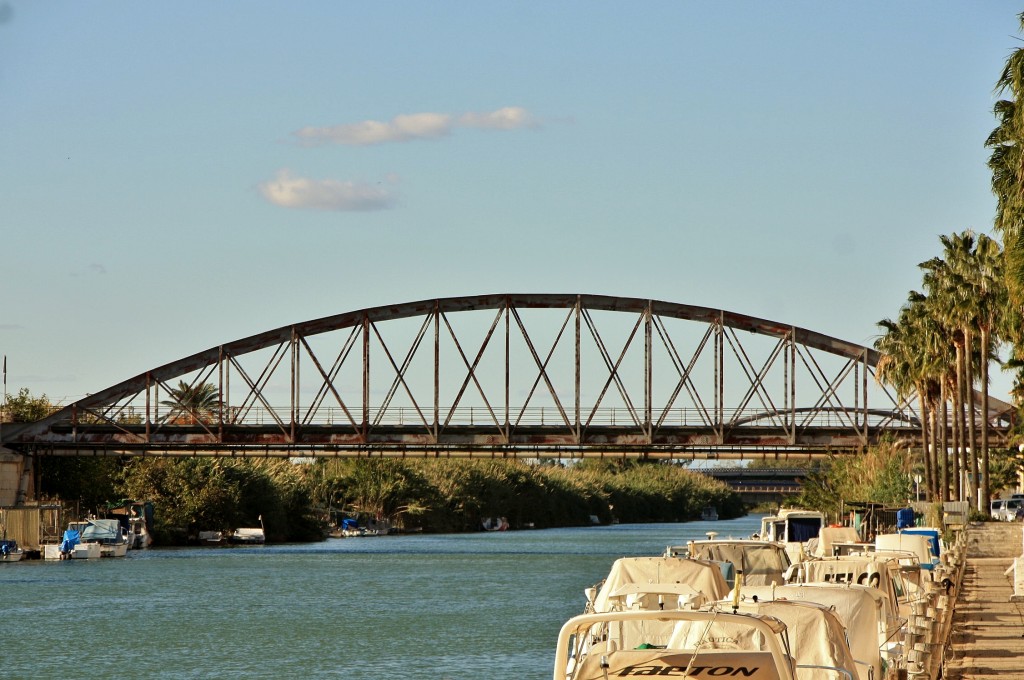 Foto: Puente sobre el rio Júcar - Cullera (València), España