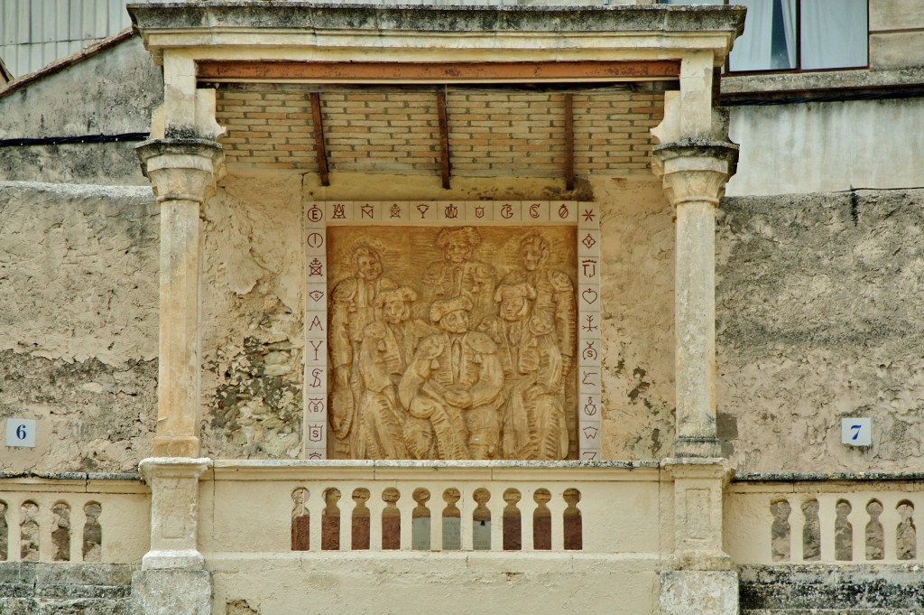 Foto: Plaza de toros cabada en la roca - Bocairent (València), España