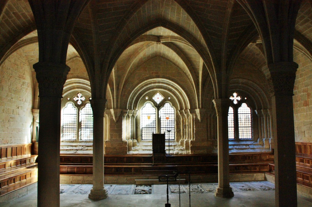 Foto: Monasterio de Poblet: sala capitular - Vimbodí i Poblet (Tarragona), España