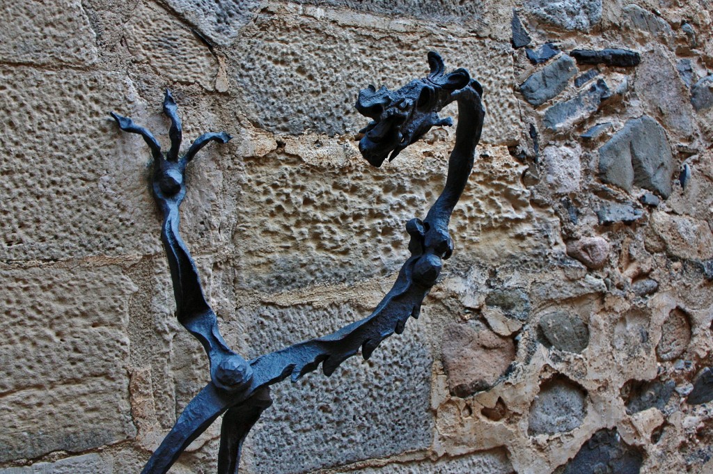 Foto: Monasterio de Poblet: barandilla de escalera - Vimbodí i Poblet (Tarragona), España