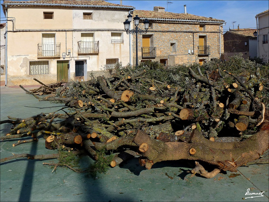 Foto: 130201-05 LEÑA SAN BLAS 2013 - Alconchel De Ariza (Zaragoza), España