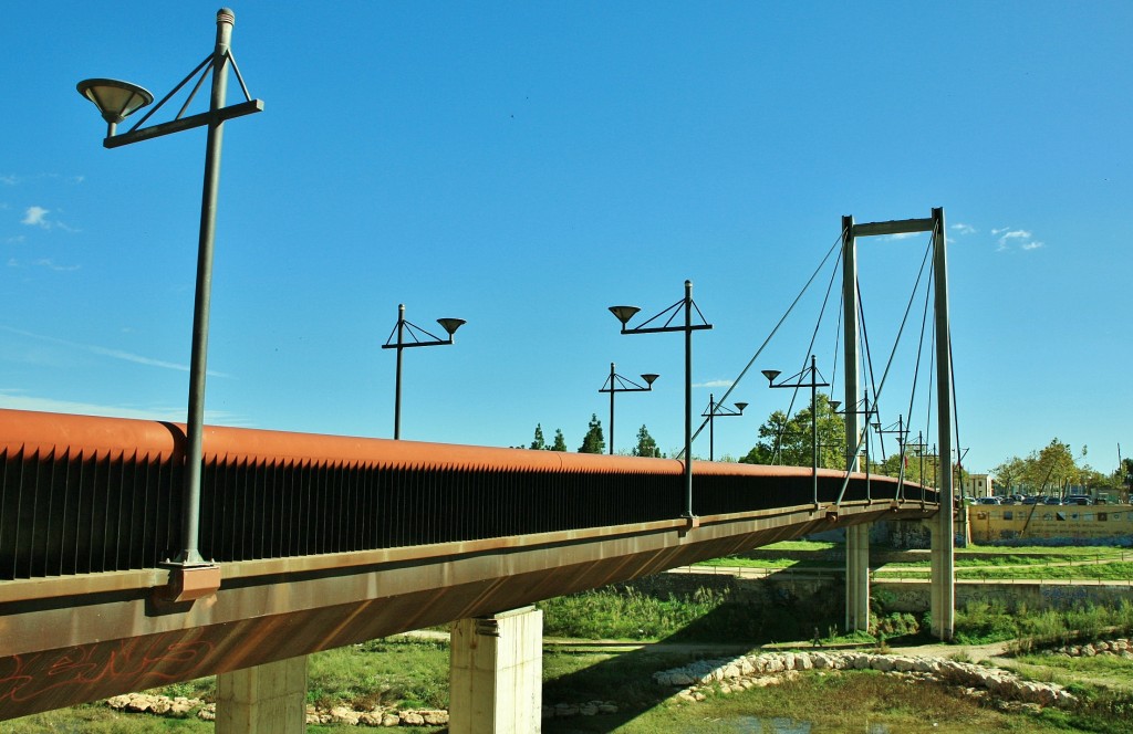 Foto: Puente sobre el rio Serpis - Gandía (València), España