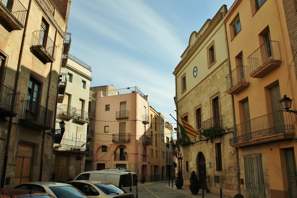 Foto: Centro histórico - L´Espluga de Francolí (Tarragona), España