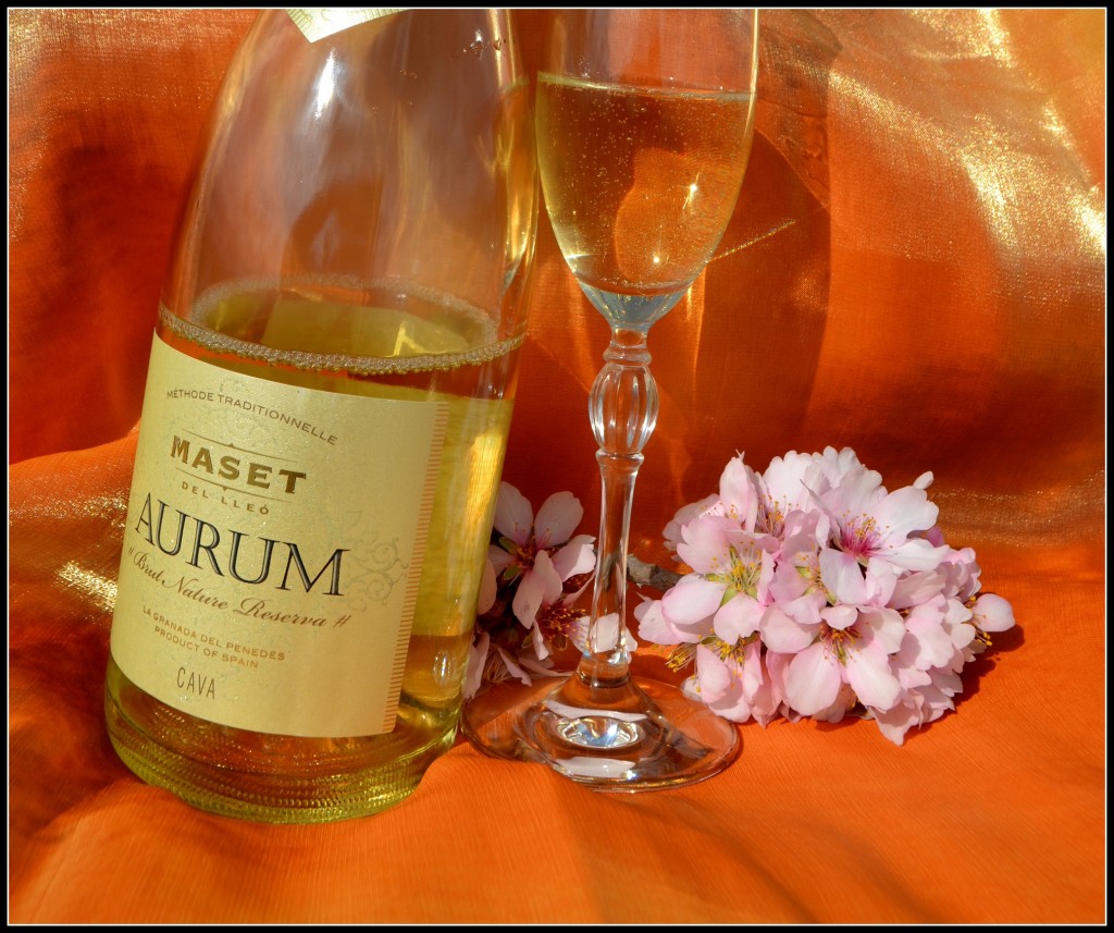 Foto: Cava y Flores del almendro. - Torrelles de Foix (Barcelona), España