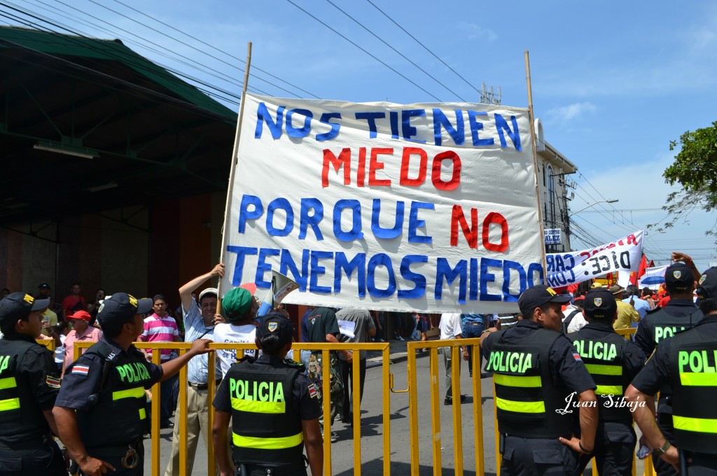 Foto: Manifestación por concesión - Alajuela, Costa Rica