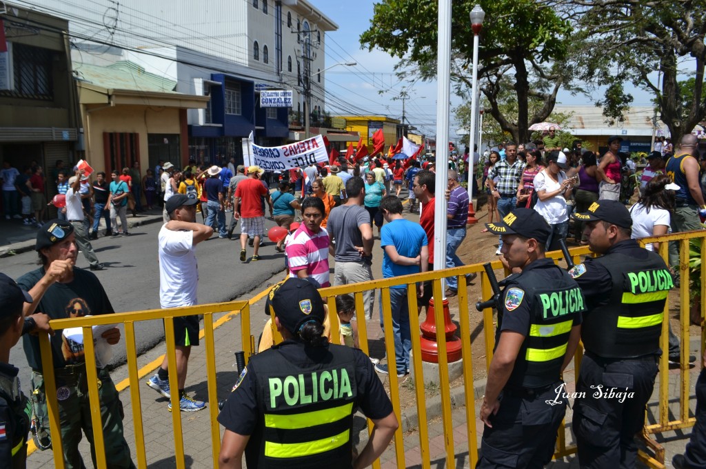 Foto: Manifestación por concesión - Alajuela, Costa Rica