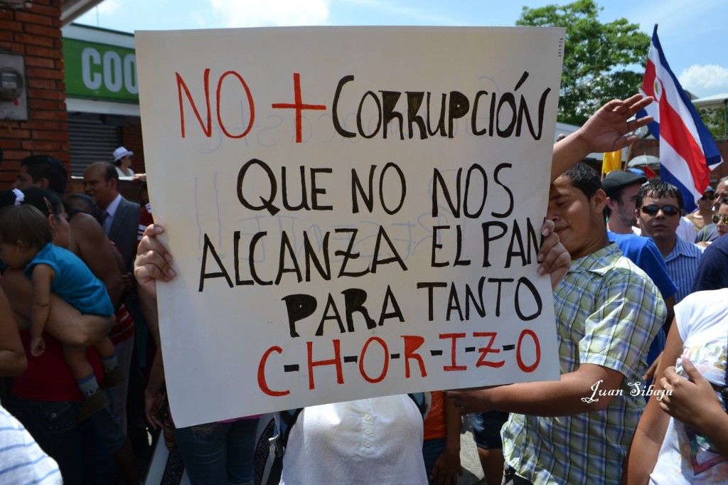 Foto: Manifestación por concesión - Alajuela, Costa Rica