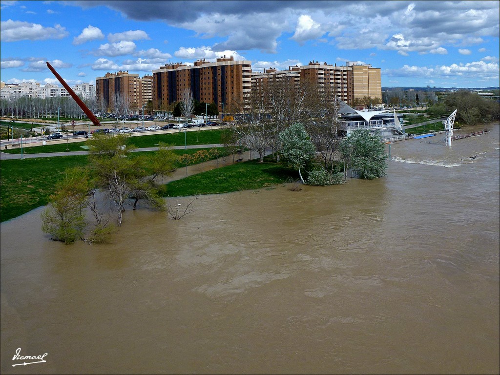 Foto: 130402-02 RIADA EN EL EBRO - Zaragoza (Aragón), España