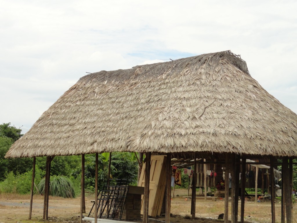 Foto: Choza - Simón Bolívar (Villa Flora) (Pastaza), Ecuador
