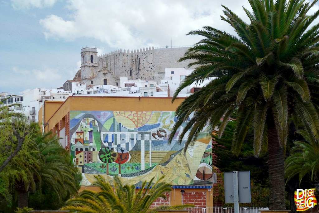 Foto: Mural de azulejos - Peñíscola (Castelló), España