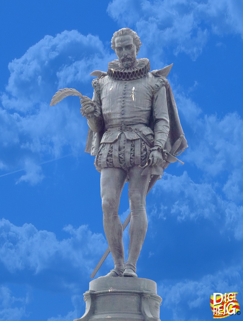 Foto: Estatua de Miguel de Cervantes - Alcalá de Henares (Madrid), España
