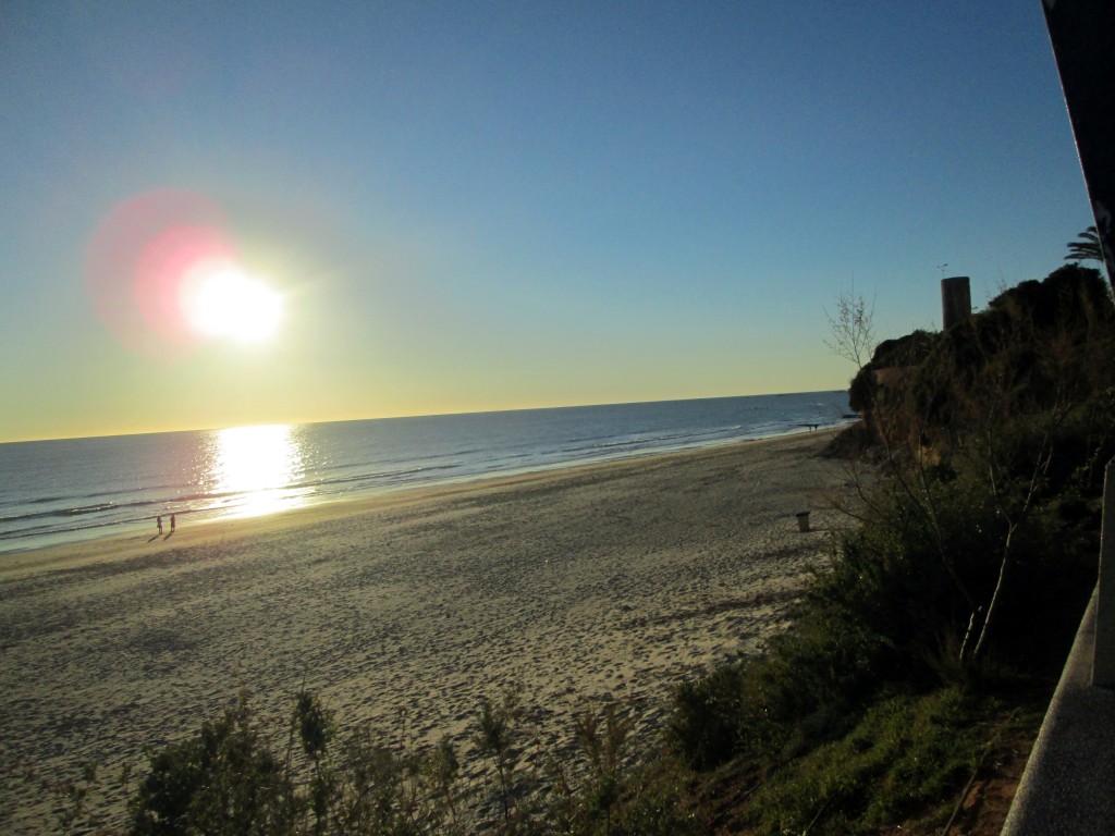Foto: Puesta de sol - La Barrosa (Cádiz), España