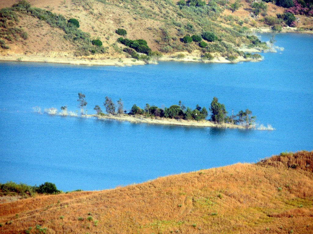 Foto: Isla en el  pantano - Zahara de la Sierra (Cádiz), España
