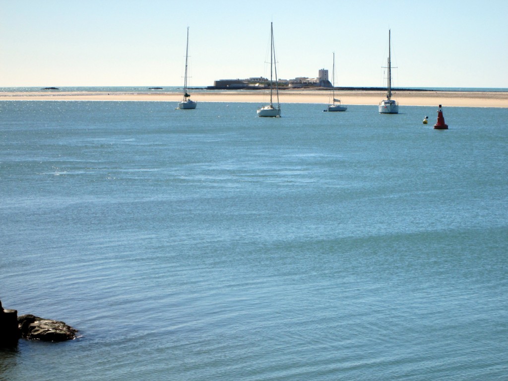 Foto: La boya de la bocana - Sancti Petri (Cádiz), España