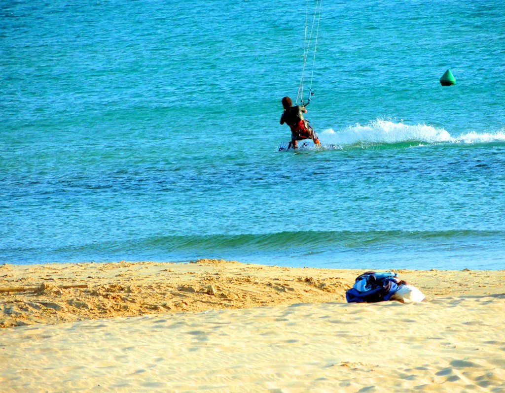 Foto: Practicando Windsuf - Tarifa (Cádiz), España