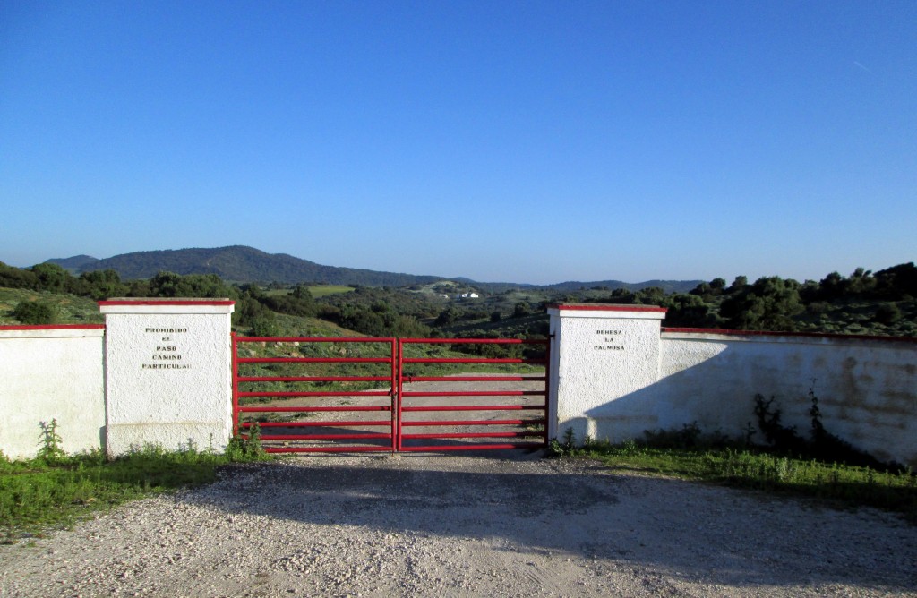 Foto: Entrada Dehesa La Palmosa - El Berrueco (Cádiz), España