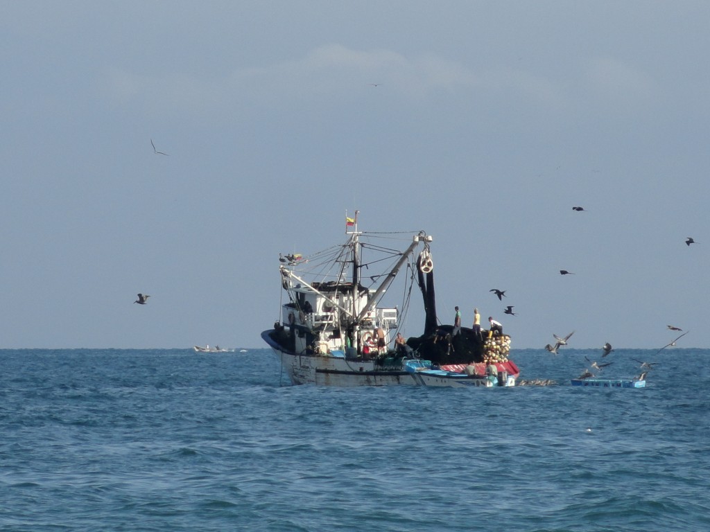 Foto: Barco pesquero - Crucitas (Manabí), Ecuador