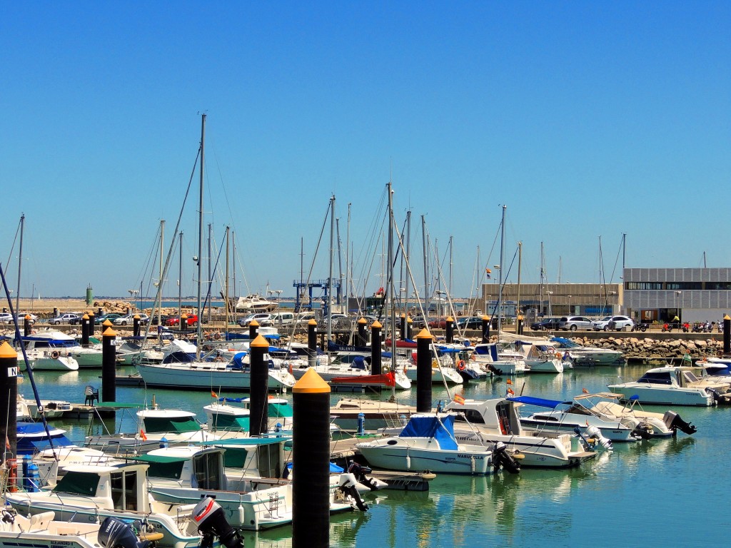 Foto: Amarres del Puerto deportivo - Chipiona (Cádiz), España