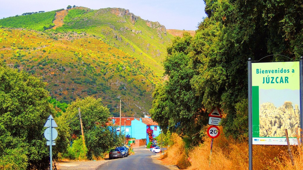 Foto de Júzcar (Málaga), España