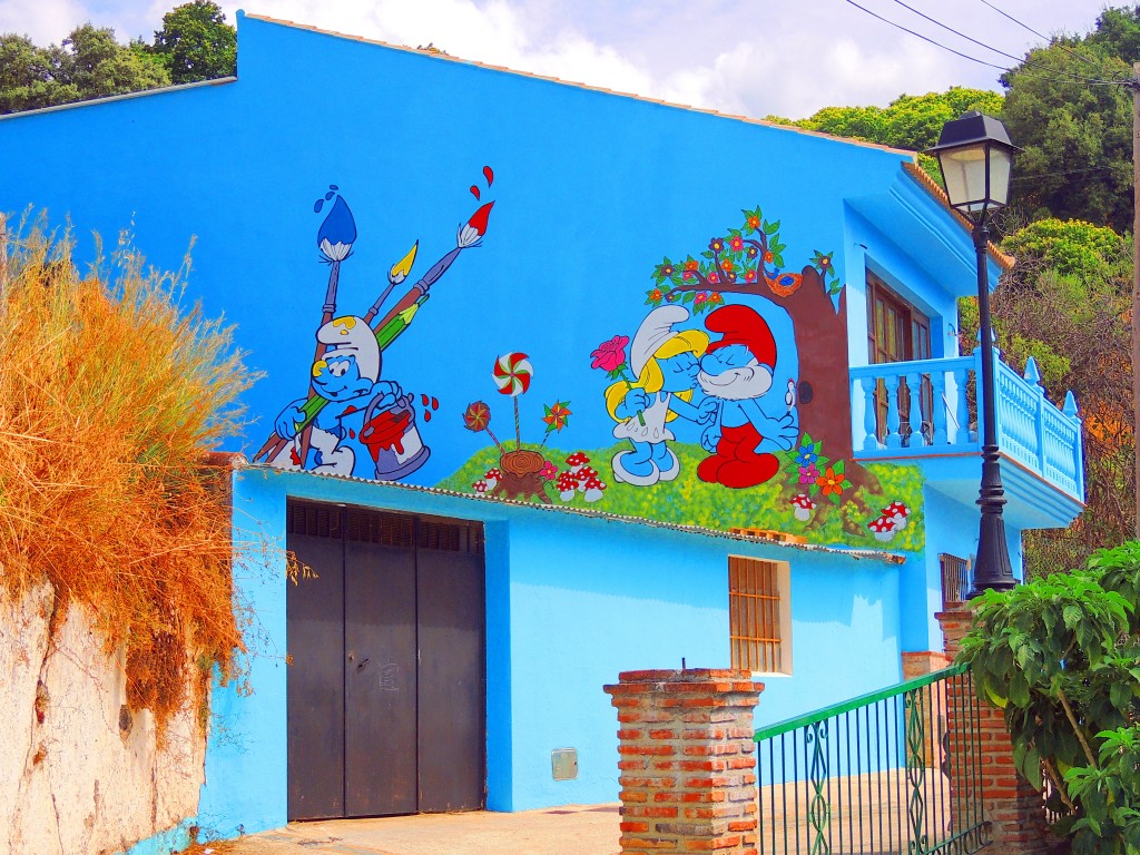 Foto de Júzcar (Málaga), España