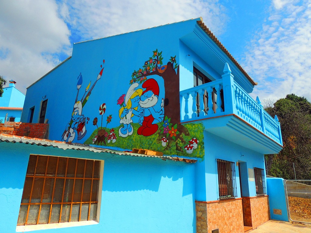 Foto de Júzcar (Málaga), España