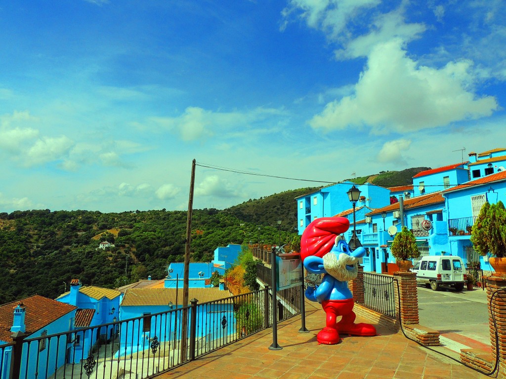 Foto de Júzcar (Málaga), España