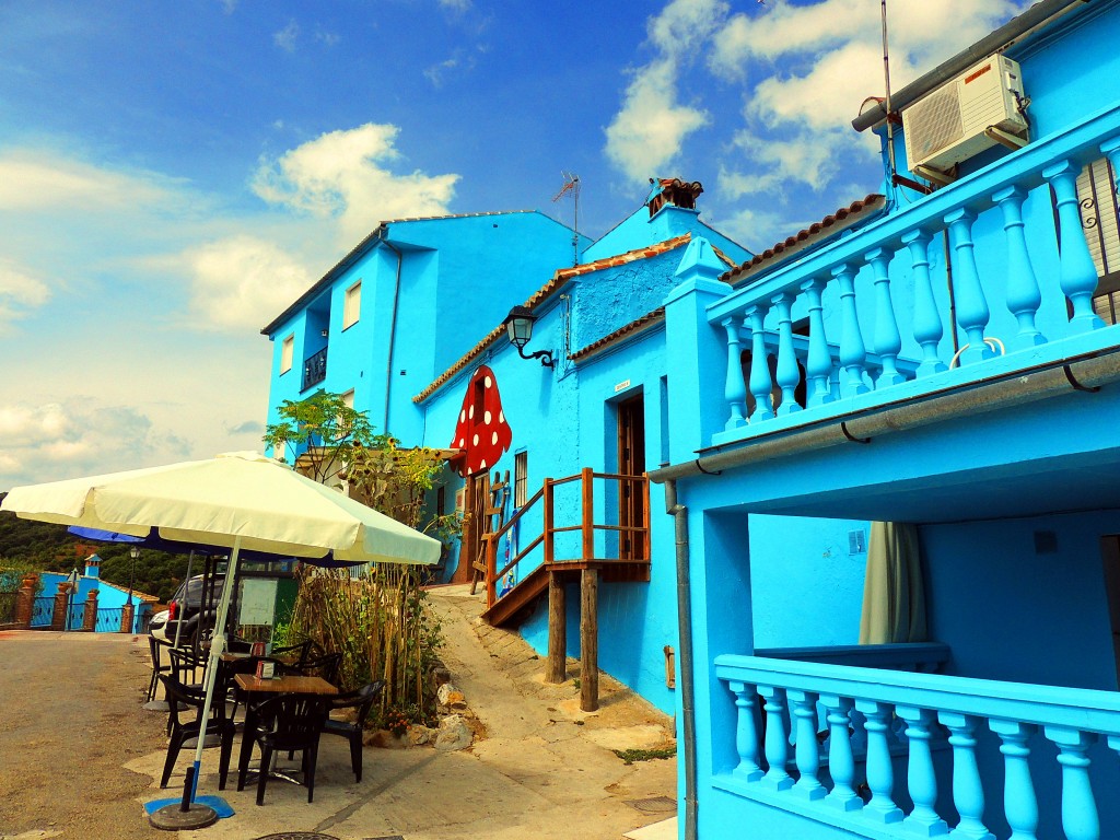 Foto de Júzcar (Málaga), España