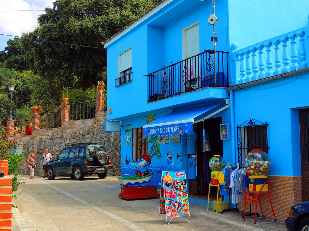 Foto de Júzcar (Málaga), España