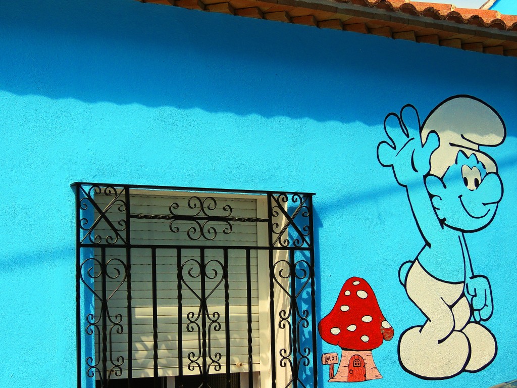 Foto de Júzcar (Málaga), España