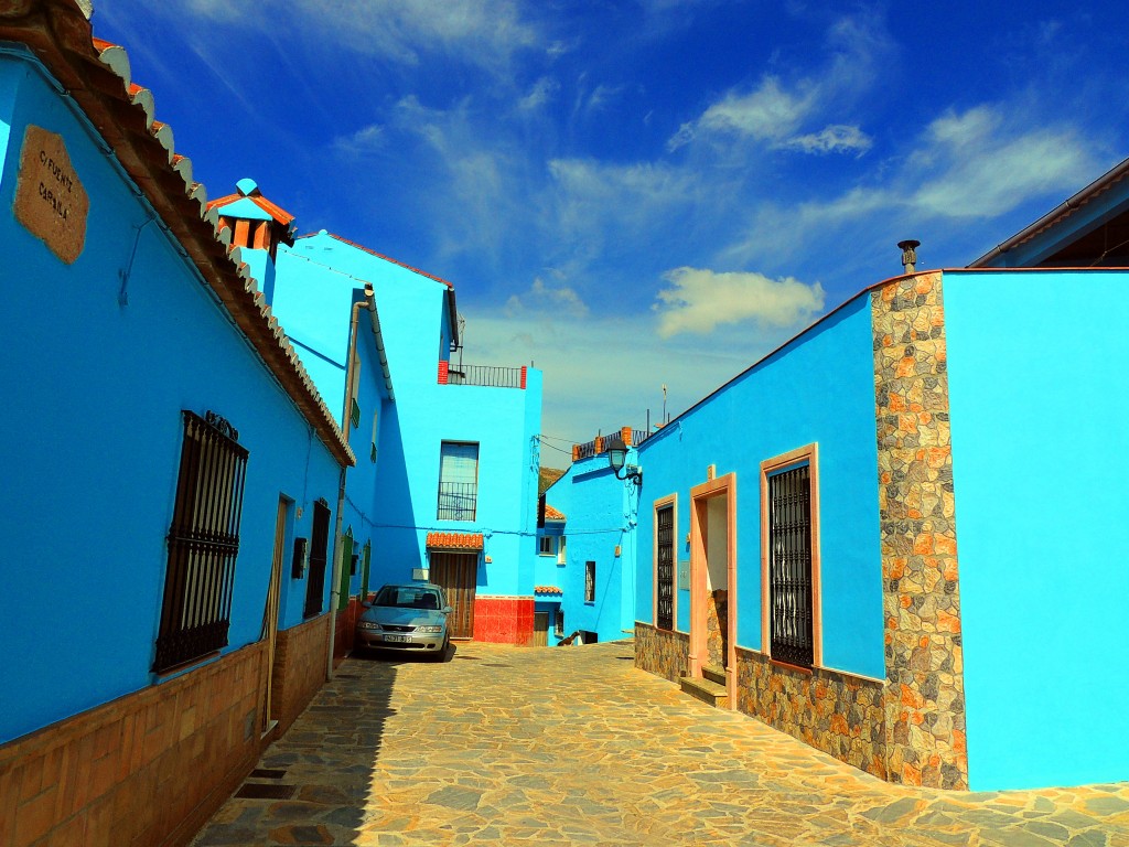 Foto de Júzcar (Málaga), España